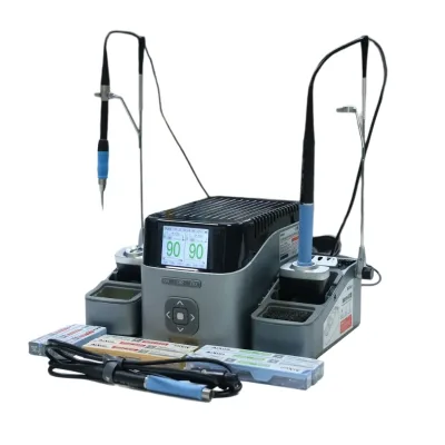 T420D Dual Station Soldering Station AC Isolated Design Anti-static Anti-interference BGA Chip Rework Laptop Motherboard Repair