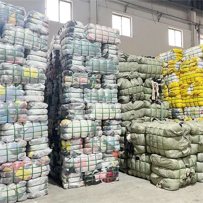 Direct Wholesale Used Clothes in Stock Lot Secondhand Summer 100% Cotton Zip up Jumper for Women Mixed Ukay Bales