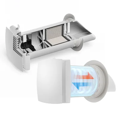 220-240 v House Ventilation Unit Wall Mounted Ventilation Systems Wall Recuperator