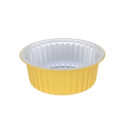 Commercial 2000ml Steam Table Tray with Reusable Non-Stick Cake Molds Catering Aluminum Foil Lid Containers