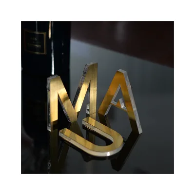Custom Acrylic Letters Alphabet Laser Cut Clear Acrylic Custom Logo Signs for Decoration Mall Shop Use-Customizable Size