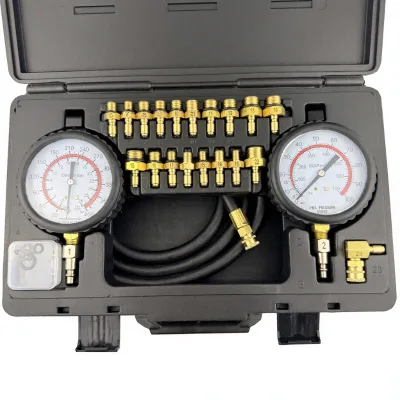 Grandpaw Engine Transmission Compression Leak Down Test Kit for Gasoline Diesel Engines 23-Piece Steel Construction