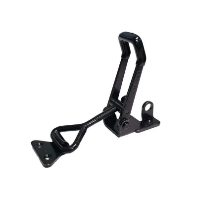 Lockable Adjustable Black Draw Toggle Latch GH4003 Carbon Steel Quick Open Hasp Latch for Smoker Oven Storage Container