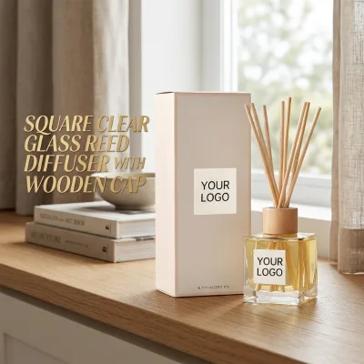 Private Label Luxury Home Decor Glass Bottle Diffuser Air Purifying Fragrance for Indoor Space for Business Presents