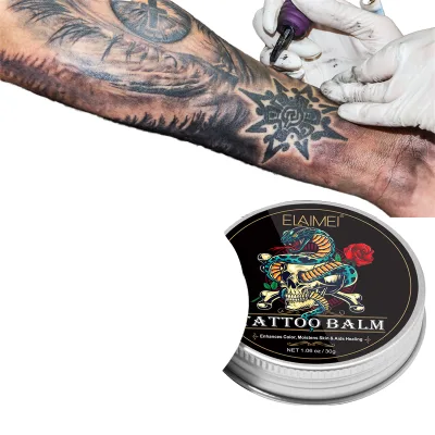 Bulk Supply Color Enhancement Healing Natural Moisturizer Long Lasting Tattoo Enhance Cream for New Tattoos Body