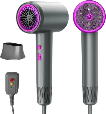 High Quality Portable Hair Dryer with Ionic Feature Popular Salon Hair Dryer Newest Design Electric Power Source Hotels Travel