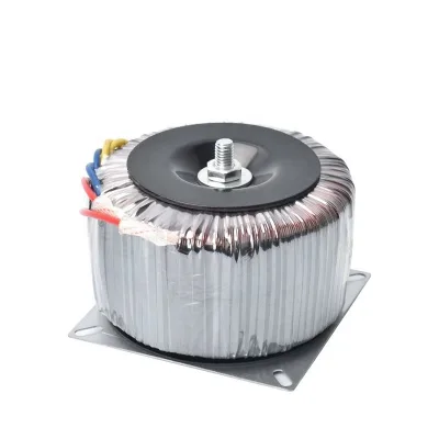 200W-800W Isolation transformer R-Type Power Transformer SR 50 Model 220V to 12V 60Hz Low frequency power supply