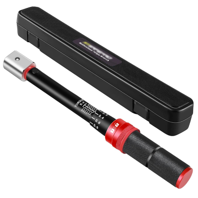 Adjustable Torque Wrench Open End Torque Wrench, Replaceable Torque Wrench for Bicycle, Motorcycle and Car Maintenance