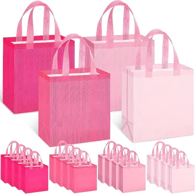 Custom Logo High Quality Non Woven Shopping Bags With Reinforced Handles Handbag With Thickened Gusset Bottom