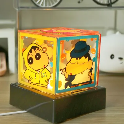 Vigreat Factory Custom Cute Sleeping Control Cartoon USB Bedroom Lamps Rechargeable Touch Light Acrylic Night Light