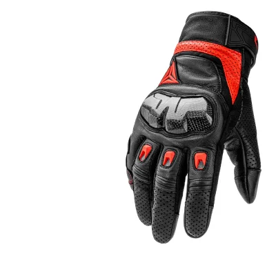 Wol-f- Motorcycle Gloves Winter Waterproof Stretch Anti-fall Breathable Carbon Fiber Protector Full-finger PU Man Touch Screen