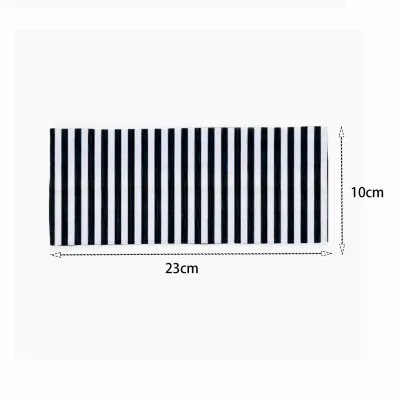 Striped Print Yoga Headwrap for Running Gym Sports Women's Wide Headband Fashionable Non-slip Hair Band