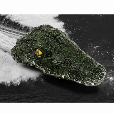 Amazons Online Good Selling 2.4GHZ 4CH Remote Control Crocodile Boat Toys RC Boats