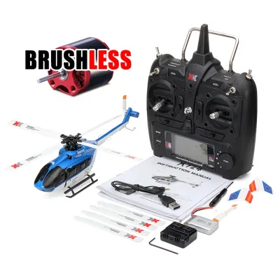 Wltoys Xk K124 EC145 R c Heli Copter Toys Electric Radio Control Aircraft 3d6g Gyro 6ch Rc Brushless Helicopter