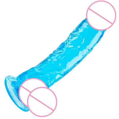 8 Inch Realistic Silicone Dildo, Adult Vagina G-Spot & Anal Toy, Waterproof Flexible Realistic Penis