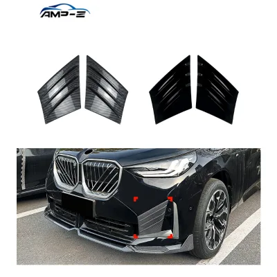 G45 Abs Material Carbon Black Front Bumper Grille for BMW X3 G45 2025+ Car Accessories