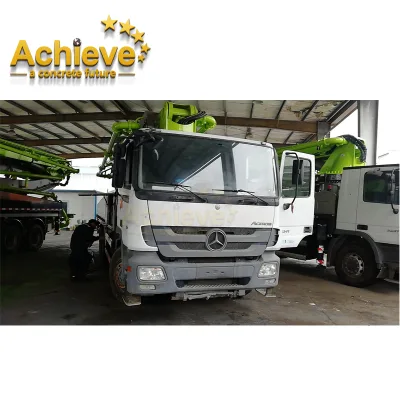 47M Used Boom Concrete Pump MixerBenz Chassis Boom Pump