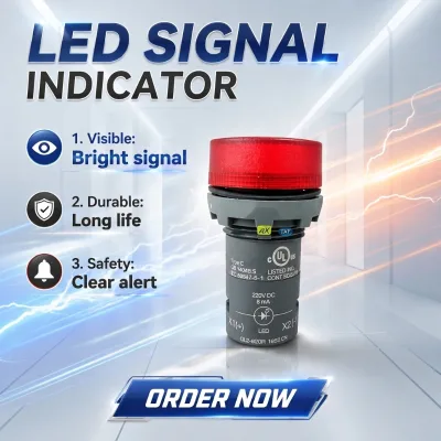 Original New CB1-610R Tower Light Accessories Buzzer Red Illuminated 24V 1SFA619600R6101 Buzzers Robot Controller Warning Light