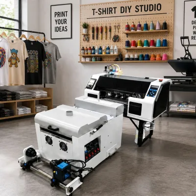 Fninkjet Smart New A3 Size XP600 DTF Printer Transfer Machine for T-Shirts with Automatic High-Speed Printing