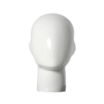 High Quality Adult Matte Fiberglass Abstract Faceless Mannequin Head