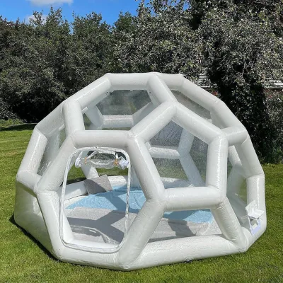 Portable Commercial Rental PVC Event Party Transparent Football Inflatable Bubble Camping Air Hotel Clear House Soccer Dome Tent