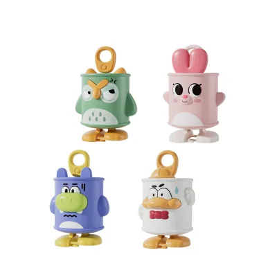 Cheap Funny Cartoon Pull Line String Baby Plastic Animals Toy Set for Kids