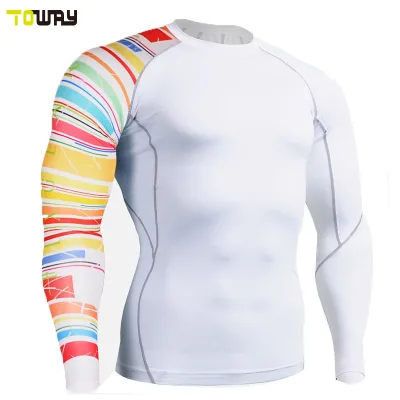 Mens Long Sleeve Mma Rash Guard
