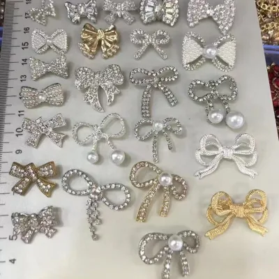 Vintage Jewelry Various Bowknot Crystal Brooch,Rhinestone Bow Brooches for Women