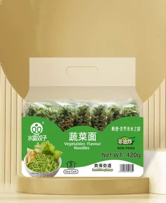 Superior Quality Chinese Noodles Wholesale Ramen Food Instant Low Salt Healthy Noodle 420g Vegetables FlavourNoodles