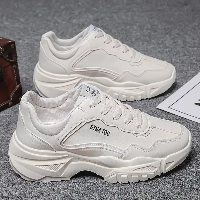 New Modal Shoes Summer Breathable White Shoes for Men Height Increase Sports Men's Luxury Sneakers