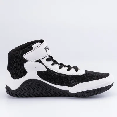Indoor Fashion Flat Training Gym Boys High Top Mesh Lining All Season Boxing & Wrestling Shoes