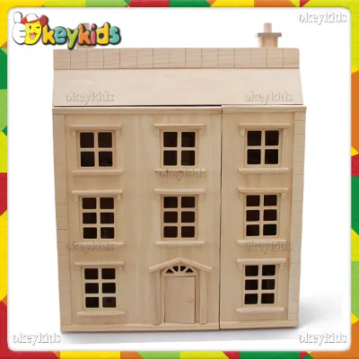 High Qualitt Simulation Baby Play Wooden Happy Family Doll House for Wholesale W06A099
