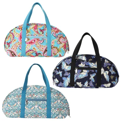 Portable Cotton Sewing and Knitting Supplies Organizer Tote Bag with Multiple Pockets for Craft Tools Storage and Carrying
