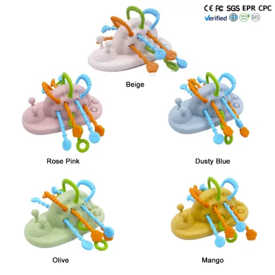 Wholesale Baby Sensory Toy with Suction Cup for Glass Window Door High Chair BPA Free Silicone Infant Activity Toy