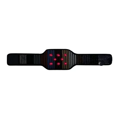 Photon Natural Far-Infrared Jade Amethyst Bio-Magnetic Crystal Heating Waist Crystal Clear Massage Belt
