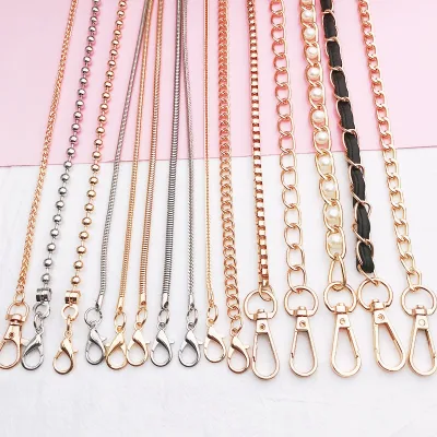 Metal Girl Mobile Phone Case Lanyard Hanging Chain Buckle 110cm Gold Chain Shoulder Strap