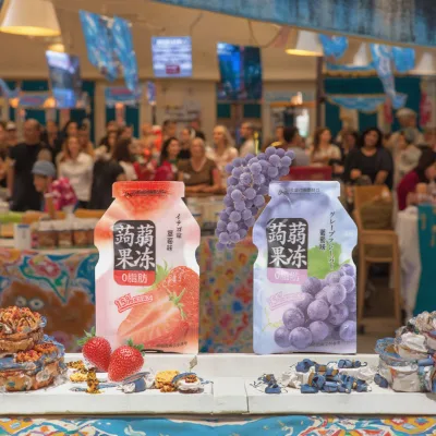 Smooth Delicious Children Snacks Konjak Conjak Konnyaku Instant Eating Fruity Jelly