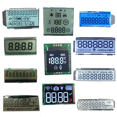 Monochrome Digit TN LCD Display for Water Meter-Custom Size Reflective/Transmissive Custom Made