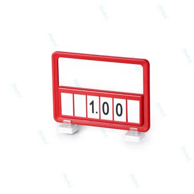 Fruit Vegetable Price Menu Photo Frame Pop Advertising Poster Price Tag Display Holder PS/PVC Material Black/White