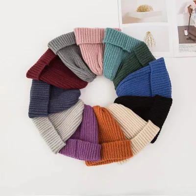 2021 autumn and winter children warm knitted warm wool hat