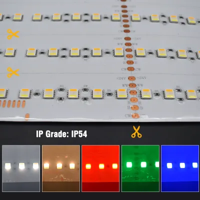 IP65 RGBCCT WS2812B LED Matrix Panel 24V 60W 5050 App Control Black PCB Light Strings Copper Body IP33 Ra90 Dimmable CE for