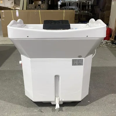 High End Multifunctional Shampoo Bowl Water Circulation Fumigation Custom Functions with Plumbing for Hair Salon Head Spa