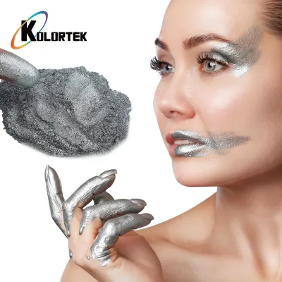 Silver Metallic Mica Powder Perfect for Eyeshadow and Lip Gloss