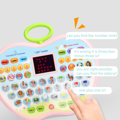 Kids Language Led Screen Reading Machine Children Educational Toy Intelligent LED Learning Board English Learning Machine