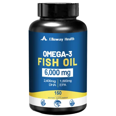 OEM Manufacturer Batch Customized Omega 3 Fish Oil Softgels High Purity EPA DHA Cardiovascular Brain Wholesale Supply