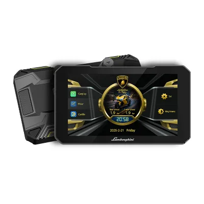 Motorcycle Meter Auto Mobili Lamborghini X Cu Feohna 5 Inch 2 Lenscarplay+DVR+Tire Pressure Monitoring System Motorcycle Meter