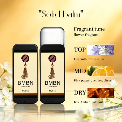 Wholesale BMBN Portable Deodorant Solid Perfume Balm Body Fragrance Long Lasting Solid Perfume for Men and Women