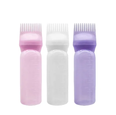 2025 Hot Sale Refillable Hair Dye Bottles with Applicators for Salon Hair Coloring 60ML Styling Tools Included Perm Oil Flask