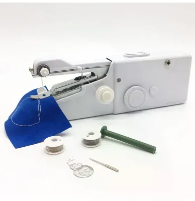 Mini Handheld Sewing Machine Quick  Portable Sewing Machine Portable Sewing Machine Suitable for Home - White