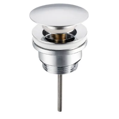 Copper Bathtub Drain Pop-Up Core Anti-Odour Leakage Plug Drop Tube Bathroom Sink Drain Screw Click Clack Wash Basin Drain